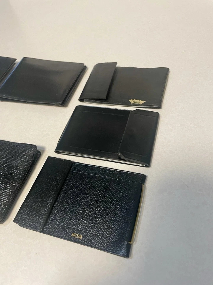 Lot 7 New Vintage Men’s Wallets Pierre Cardin Hickok Swank Amity Banker & Mundi - Image 2 of 4