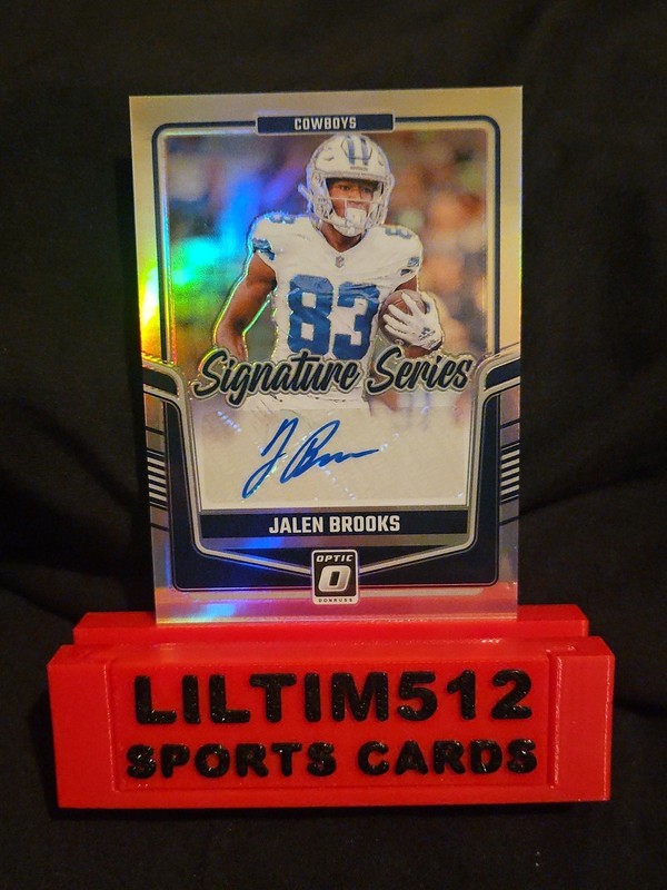 2024 Panini Donruss Optic - Signature Series Holo Jalen Brooks #SSH-JBS (AU)