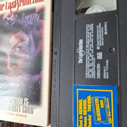 The Last Seduction VHS Polygram 1995 Linda Fiorentino Erotic Thriller Rare OOP - Picture 3 of 3