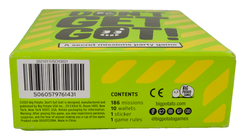 Don't Get Got! Board Game Party Covert Card - Picture 8 of 9