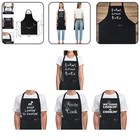 Practical BBQ Suspender Apron Made of Easy to Maintain Polyester Material