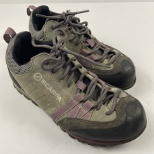 Scarpa Crux Approach Shoes Women s 6 Climbing Hiking Lace Up Suede Vibram Sole