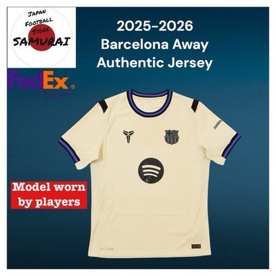 FC Barcelona ゲームジャージ(Away 2025~26)2XL Nike FC Barcelona 2025-26 Men's Away Authentic Match Jersey