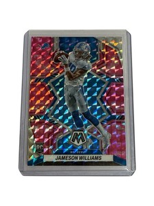 2022 Panini Mosaic - NFL Debut Jameson Williams #278 Camo Pink Mosaic Prizm (RC)