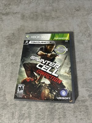 Xbox 360 Splinter Cell Tom Clancy's Conviction Microsoft Xbox 360, Complete CIB