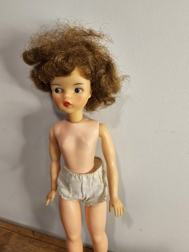 1960's Chestnut Curly Hair Vintage Tammy Reliable Canada Nude Fashion Doll - Foto 2 di 10