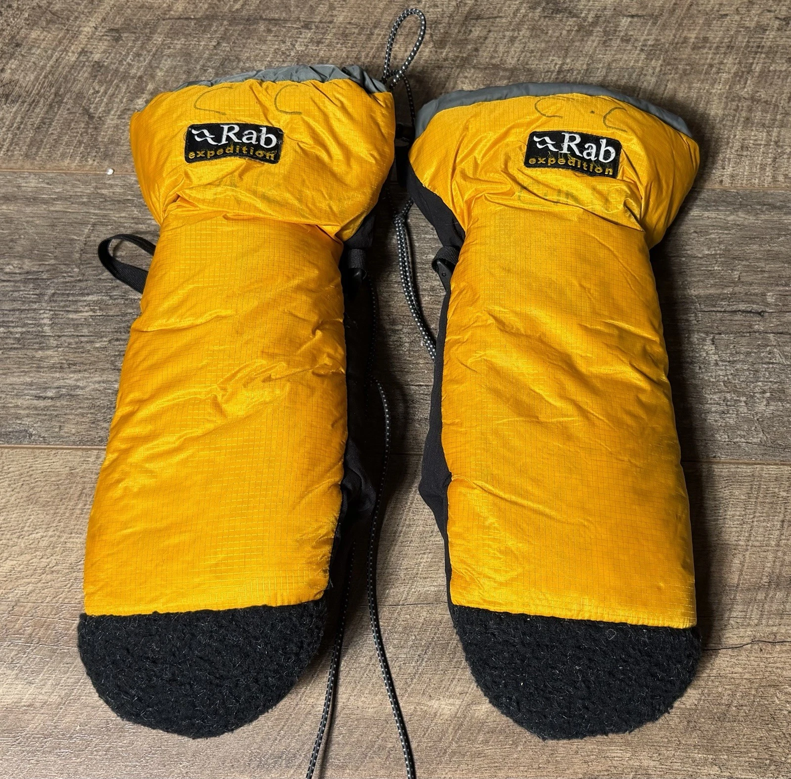 RAB Expedition Goose Down Mittens Gloves Vintage Size Large