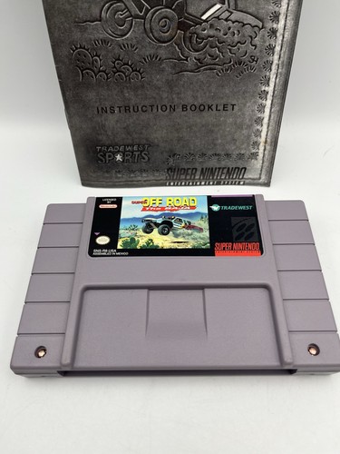 Super Off Road The Baja Super Nintendo AUTÉNTICO SNES 1993 probado con manual - Imagen 2 de 8