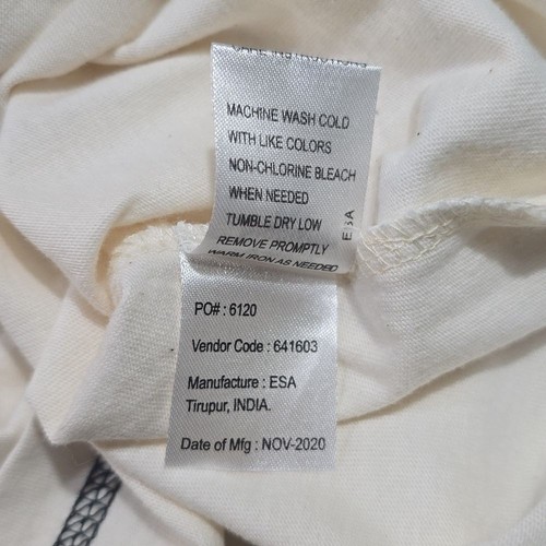 Lazy One Mama Bear V-neck Pajama Night Shirt Dress Cotton Cream & Black L/XL NEW - Picture 9 of 10