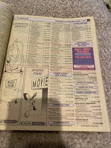 Vtg 2009-2010 Greater Indianapolis Indiana Telephone Directory Yellow book - Afbeelding 2 van 4