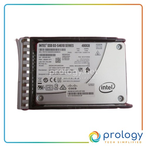 Cisco UCS-SD480G63X-EP 480GB 2.5" Enterprise Performance 6G SATA Intel SSD 3x - Bild 2 von 4