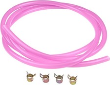 7' Purple Fuel Line Kit 1/4" I.D. Compatible with Snowmobile Dirt Bike Quad Moto