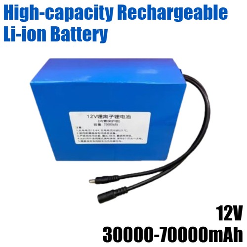 12V 30000-70000mAh Polymer High-capacity Rechargeable Li-ion Battery W/ Charger - Picture 11 of 16