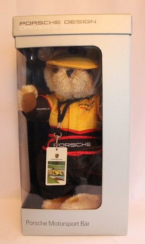 RARO ORSACCHIOTTO PORSCHE DESIGN MOTOR SPORTS IN SCATOLA ORIGINALE con supporto pass gara - Foto 17 di 17