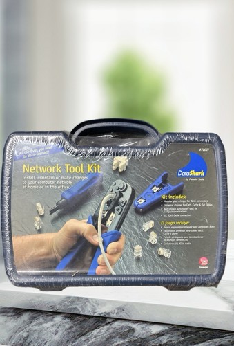 DataShark 70007 Ethernet Network Tool Kit w/RJ45 Crimp Tool, Stripper, Punchdown