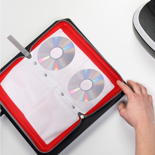 Media Storage Taschen Disc Lagerung Tasche Lösung Binder Ärmeln - Photo 6/12