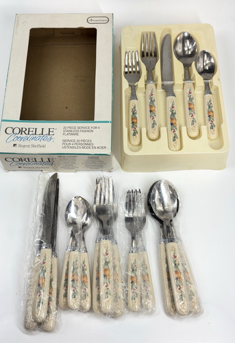 Corelle Coordinates Flatware Abundance Regent Sheffield Set-Missing 1 Salad Fork - Picture 3 of 9
