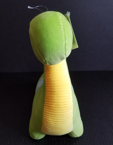 Burton & Burton Cute Green & Yellow Plush Brontosaurus Dinosaur 12" NWT - Picture 5 of 10