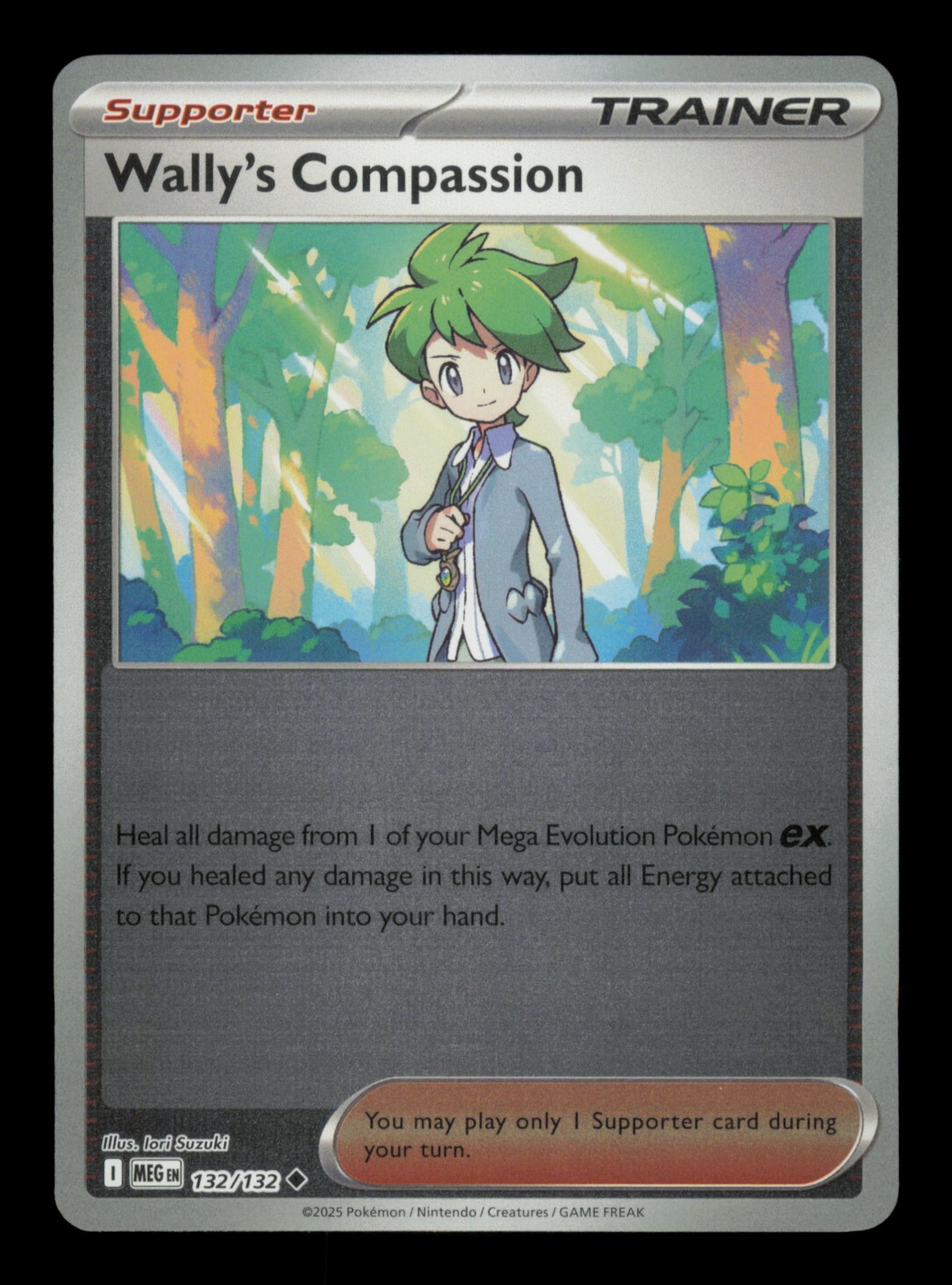 Wally's Compassion - Uncommon ME01: Mega Evolution 132/132 Reverse Holo NM