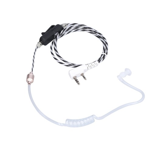 `Walkie Talkie Earphone Adjustable Volume Acoustic Tube K‑Head For - Photo 5/12