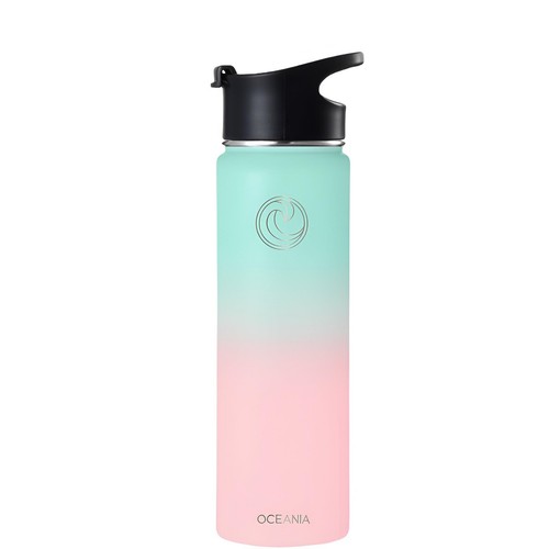 Wide Mouth 22oz Candy Floss | Flask 22oz Stainless Steel Sports Water Bottle ... - Picture 4 of 6