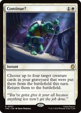 Continue? 7 Rare Commander: Teenage Mutant Ninja Turtles Magic: The Gathering NM