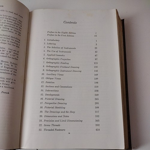 Vintage 1953 Engineering Drawing Manual Vierck Hardcover McGraw-Hill Eighth Ed - Bild 14 von 17
