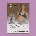 2007-08 Fleer Hot Prospects Autographics AUTO #AU-MW Marcus Williams RC Rookie