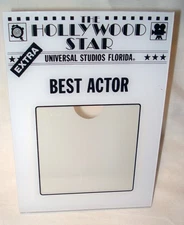 Universal Studios Florida Theme Park Hollywood Star Best Actor Picture Frame