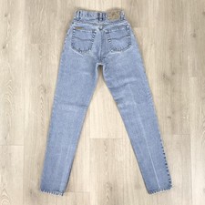 Jordache Vintage High Rise Faded Light Wash Slim 90's Jeans / Size 23 XS