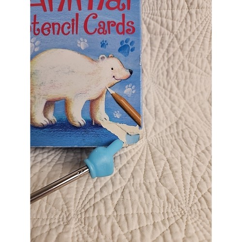 Usborne Animal Stencil Cards 16 thick cards in Box Kids Drawing Art Tracing - Picture 2 of 12