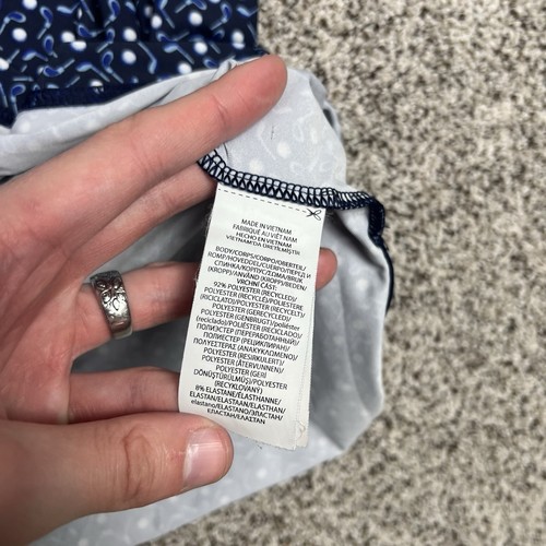 Camisa Polo RLX Ralph Lauren Para Hombres 2XL Azul Geométrica AOP Golf Rendimiento Elastizada - Imagen 9 de 11