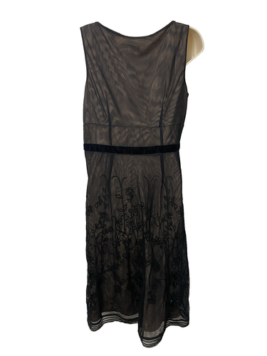 Ann Loft Damen 8 Spitzen Overlay bestickt Cocktailkleid neu mit Etikett - Bild 7 von 10
