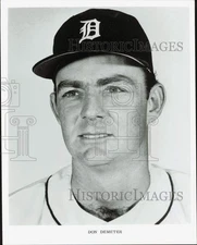 Press Photo Don Demeter, Infielder, Detroit Tigers Baseball Team - lrs28814