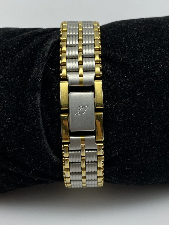 Reloj de cuarzo suizo para dama Enicar 23 mm WR oro 18k esfera galvanizada Foto 4 de 4