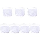  7pcs weiße Schürzen für Dienstmädchen-Schürze Kostümzubehör Vintage Kellnerin