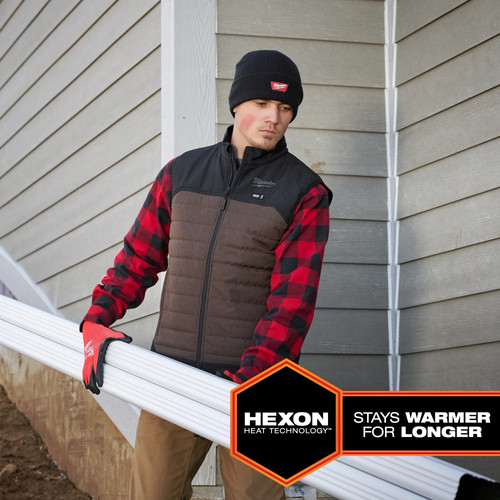 Milwaukee M12™ Heated AXIS™ Vest/Kit, New HEXON HEAT TECHNOLOGY™, S-3XL - Picture 18 of 23