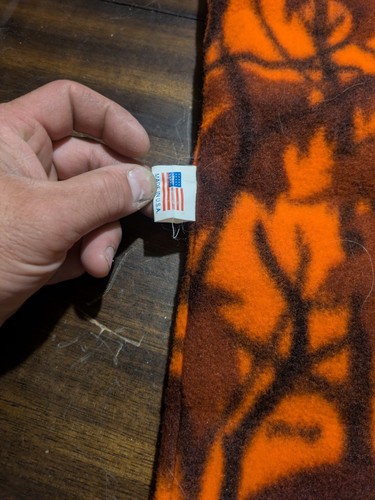 Hunting Beanie Full Hood Fleece Blaze Camo - Picture 3 of 6