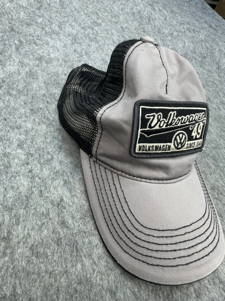 Parche gorra hombre Volkswagen ajustable gris negro malla desde 1949 Foto 3 de 4
