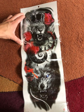 Large Arm Sleeve Tattoo Waterproof Temporary Tatoo Sticker Women Men Fashion