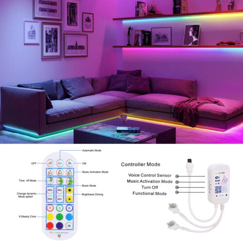 5V WS2812B RGB LED Neon Flex Rope Tube Strip Light Waterproof Outdoor Lighting - Picture 11 of 28