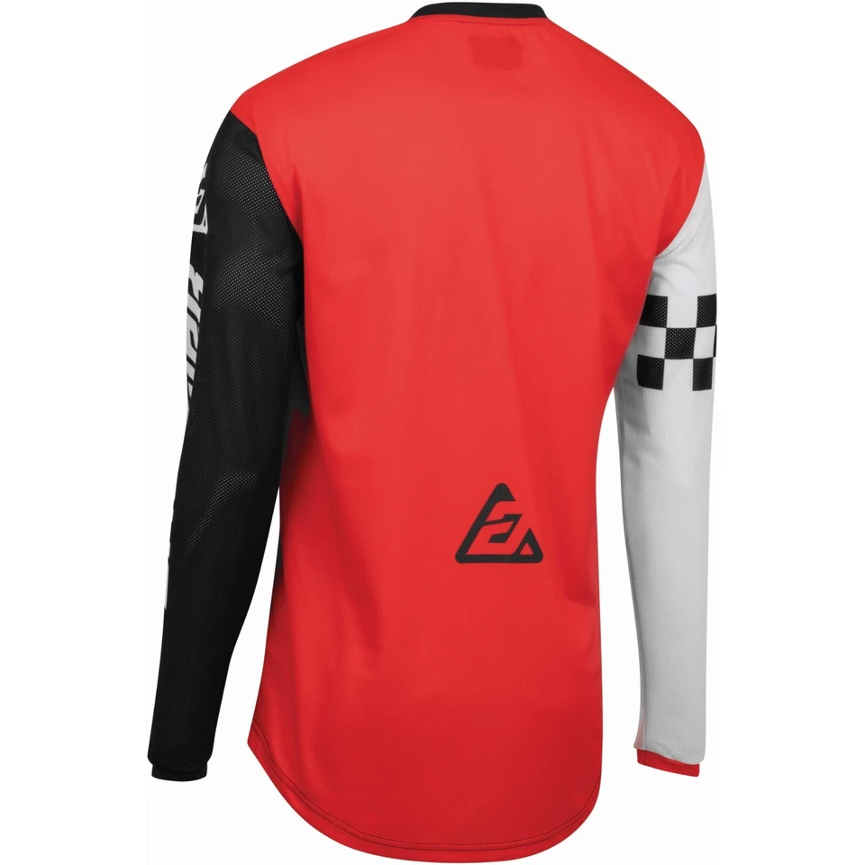 Camiseta deportiva todoterreno Answer Racing A22 Arkon Octane negra/roja MX para hombre tallas XS - 2X Foto 2 de 2