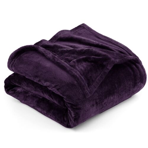 Super Soft Fleece Blanket Sofa Bed Throw Large Faux Fur Reversible Travel Throw - Picture 82 of 82