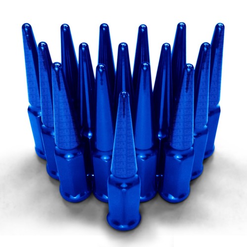 Blue Anodized Spiked Lug Nuts For Polaris RZR Turbo all years XPT - Picture 5 of 8
