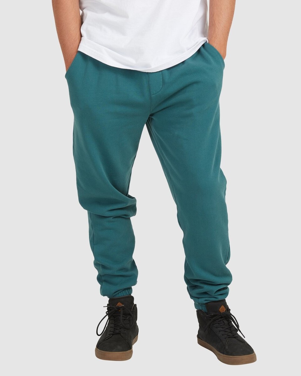 BNWT BILLABONG MENS OD FLEECE SWEATPANTS TRACKPANTS DEEP TEAL MEDIUM 69.99