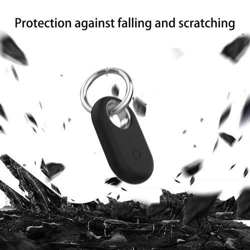 Funda protectora de diseño de silicona con colgante negra para Samsung Galaxy SmartTag 2 - Imagen 3 de 6