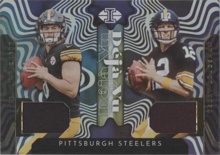 2022 Panini Illusions Kenny Pickett Terry Bradshaw #DV-PS - 1 of 2