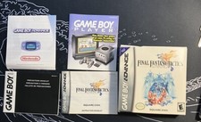 Final Fantasy Tactics Advance *BOX And MANUELS Only No Game Gameboy Advance
