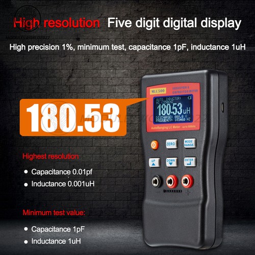 MLC500 Auto Range LCR Capacitance Inductance Meter Digital Capacitance Tester - Picture 14 of 23