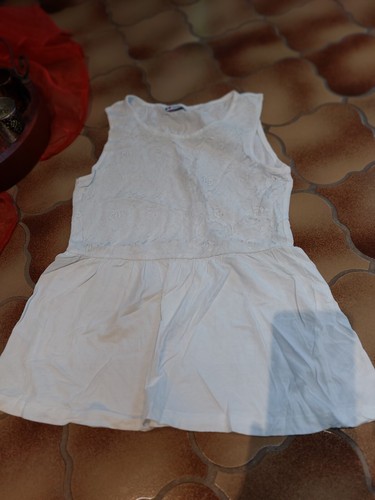 T-Shirt Shirt Top Spitze even & ODD weiß S